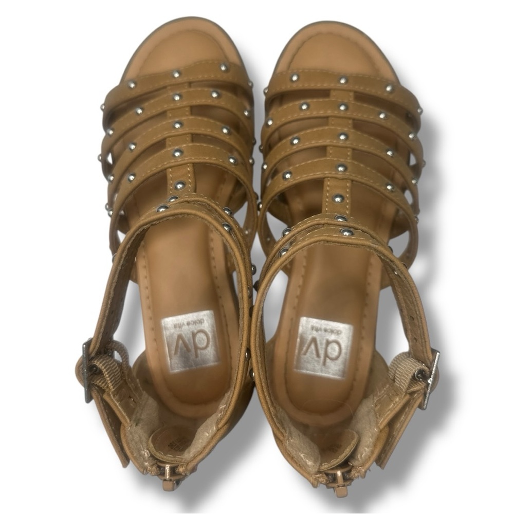 DV Dolce Vita - Girls' Durzy Studded Gladiator Sandals - Size 1 - Picture 5 of 8